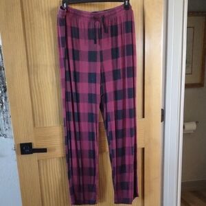 Torrid Sleep Plaid Pants in Red and Black